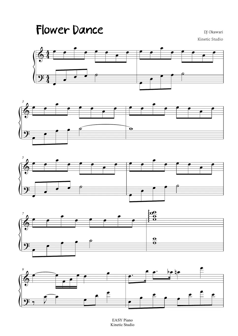 DJ Okawari Flower Dance (NO EASY) Hoja by Studio