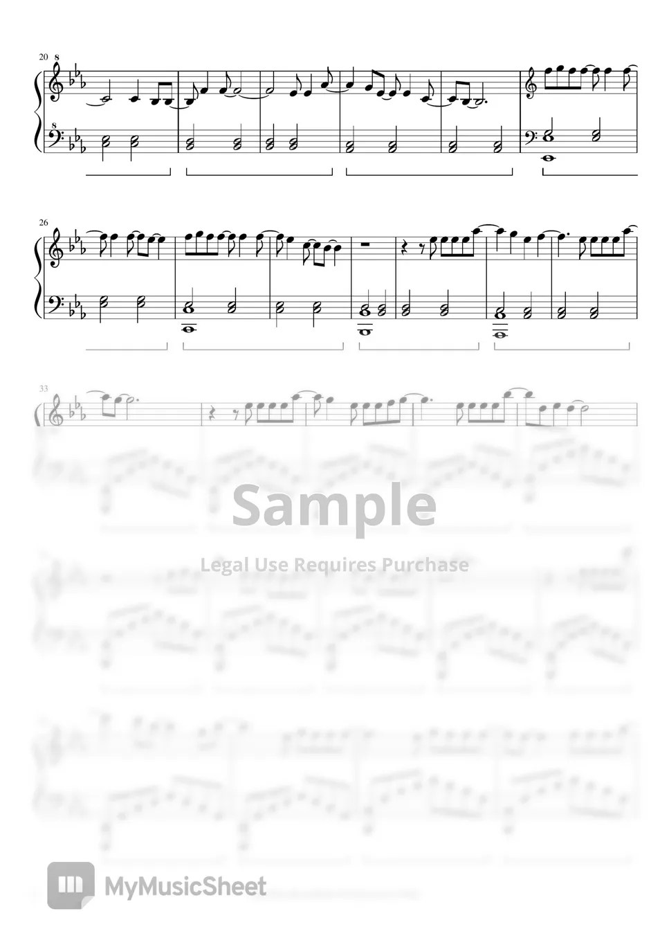 Park Bom (박봄) Flower (꽃) Sheet by Pop Piano