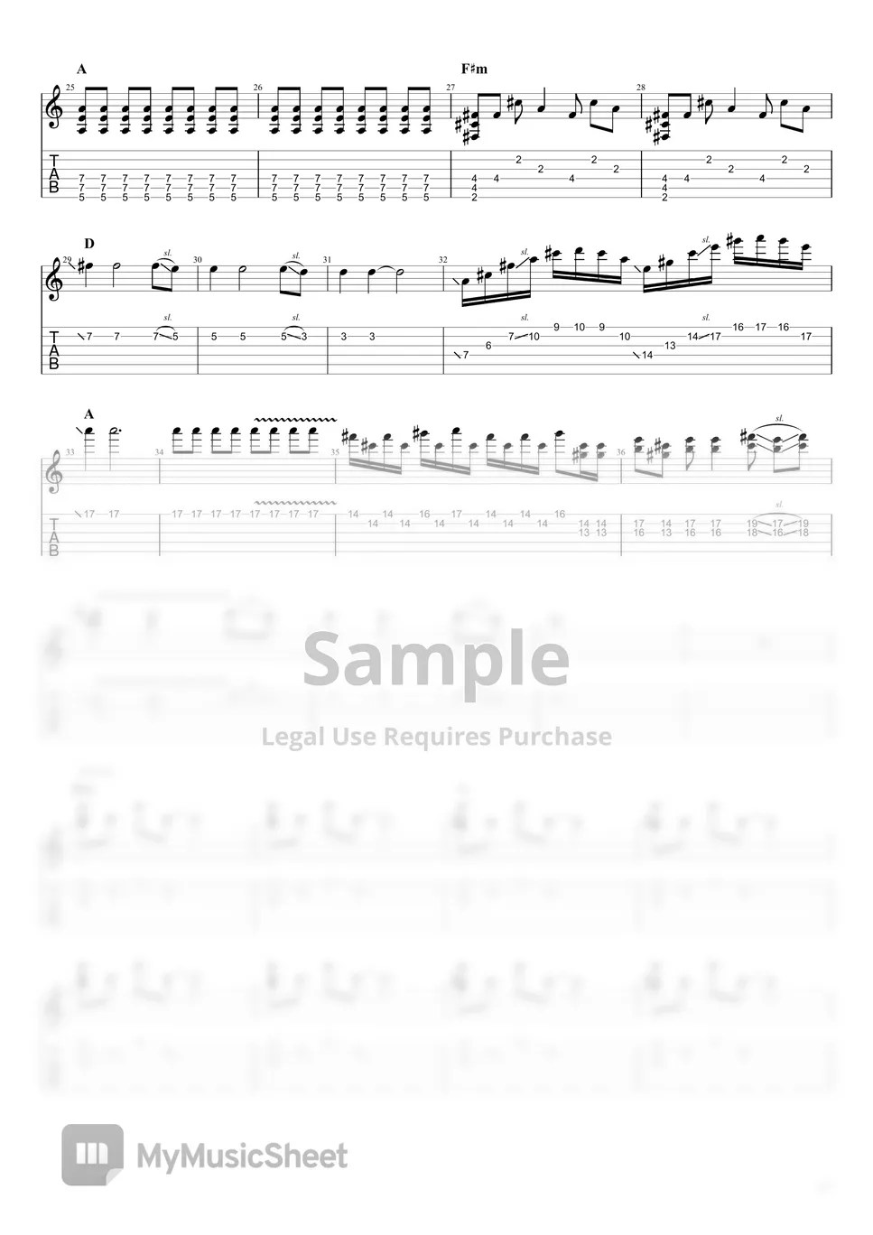 Fake Plastic Trees Guitar Chords