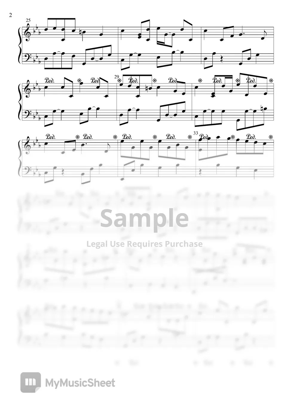 folk song ой у лузі червона калина (ukrainian folk song for piano) Sheet by Dmytro Miroshkin