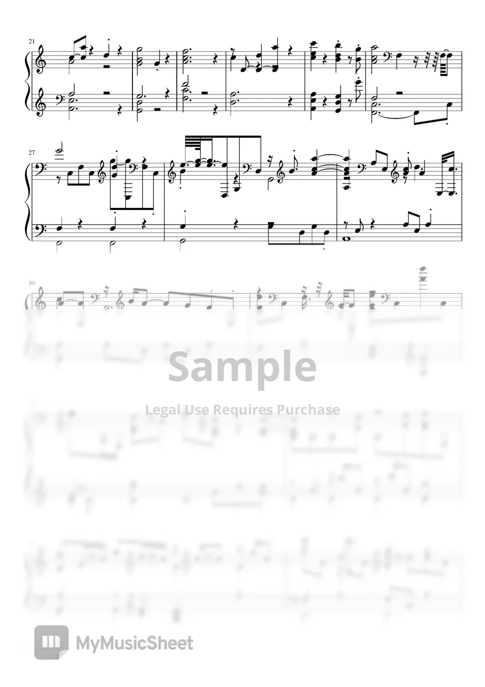 BTS Your Eyes Tell Piano Sheet by Rishi Kumar