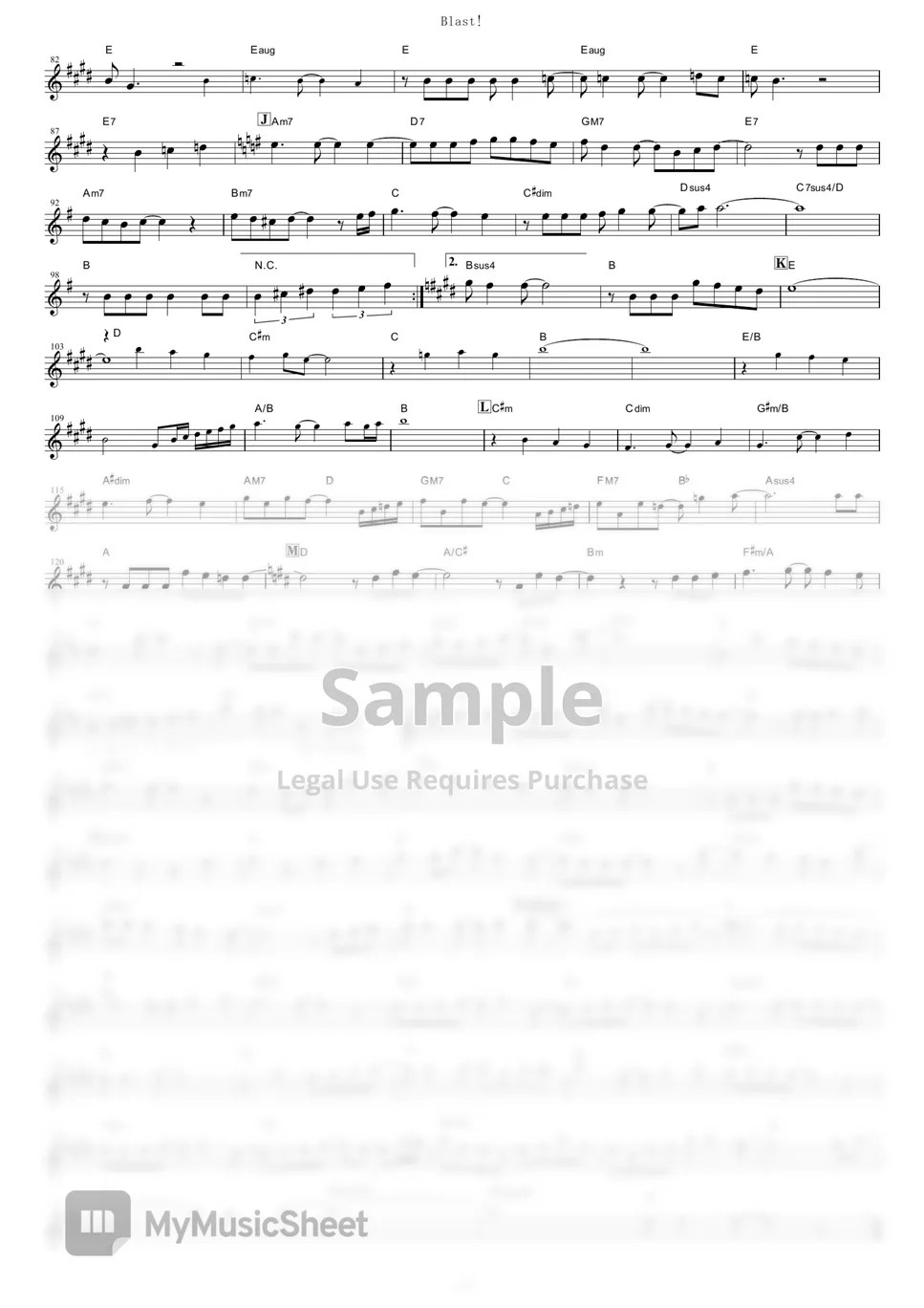 TRUE Blast! (Sound! Euphonium Our Promise A Brand New Day / in Eb