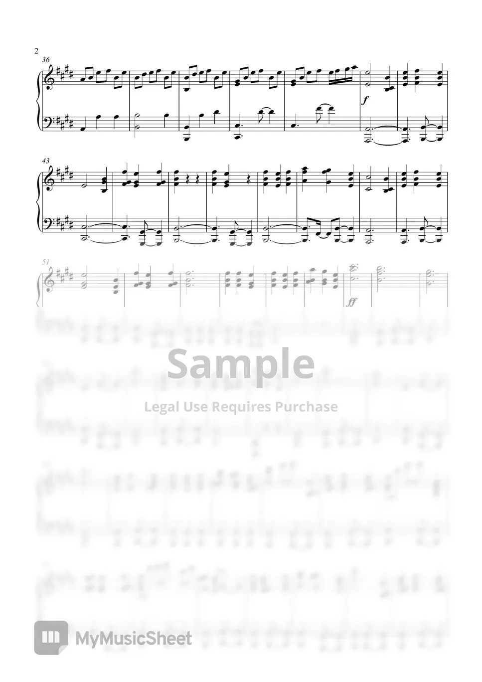 Yuri!!! on Ice OP History Maker 악보