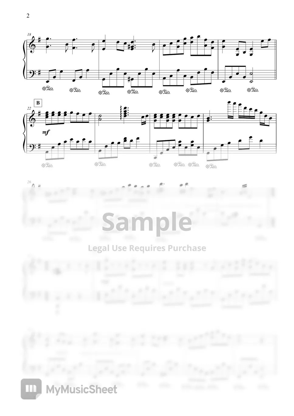 Joe Hisaishi Kiki’s Delivery Service Medley (7 songs) 악보 by CANACANA