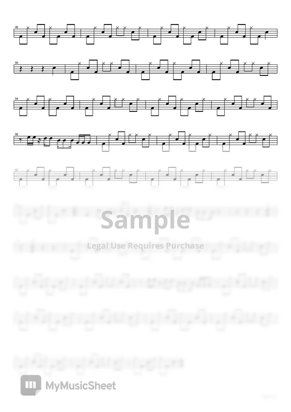 IU Blueming (cajon) Sheets by A Fu