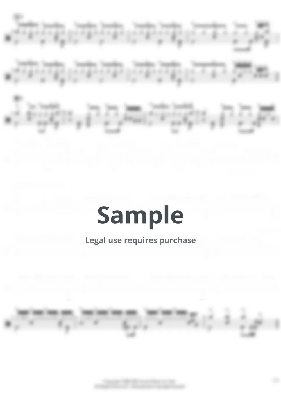 Red Hot Chili Peppers Coffee Shop (Red Hot Chili Peppers / Coffee Shop / 嗆辣紅椒樂團 / 鼓譜 / 樂譜