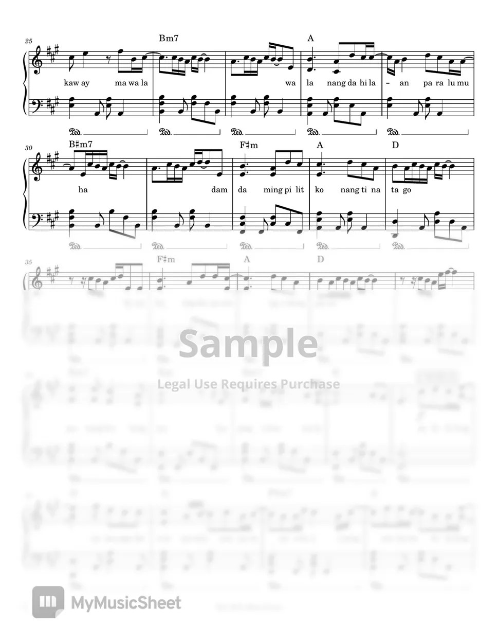 Silent Sanctuary Hiling (piano sheet music) Sheets by Mel's Music Corner