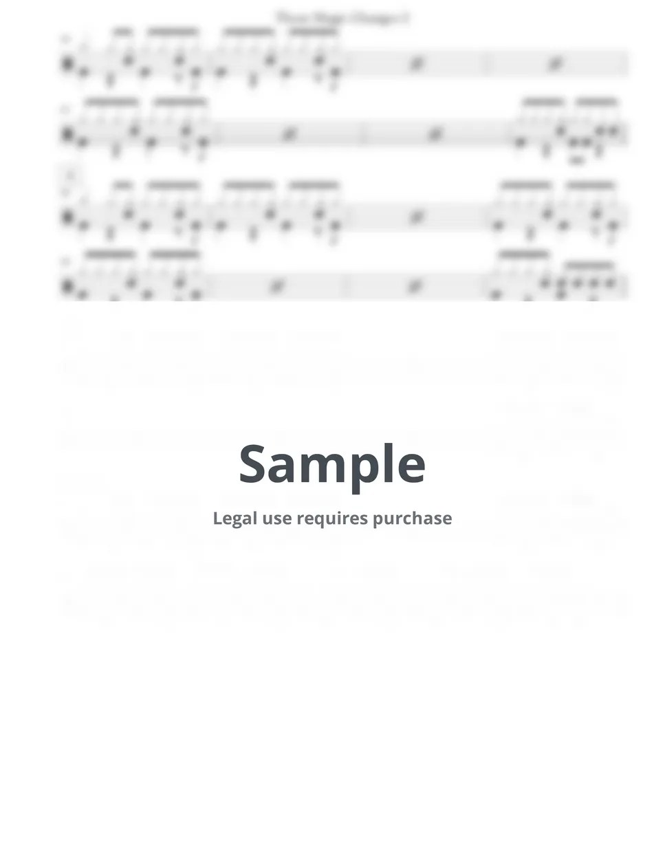 ShaNaNa Those Magic Changes Sheets by Arkadia Drums