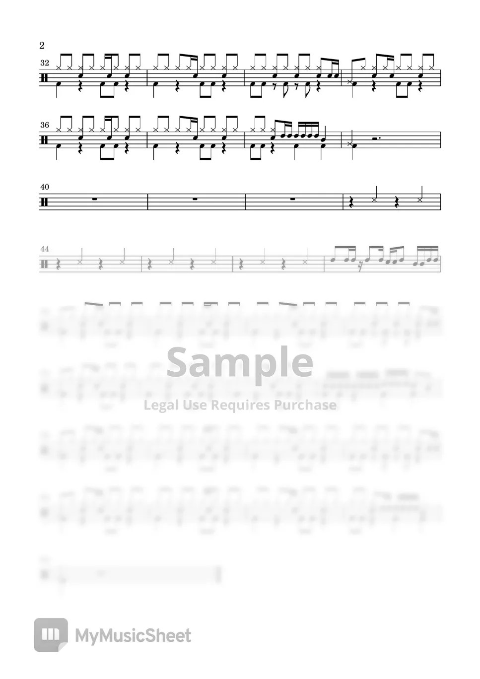 Gaho Beginning (drums) Sheets by Just Music And Film