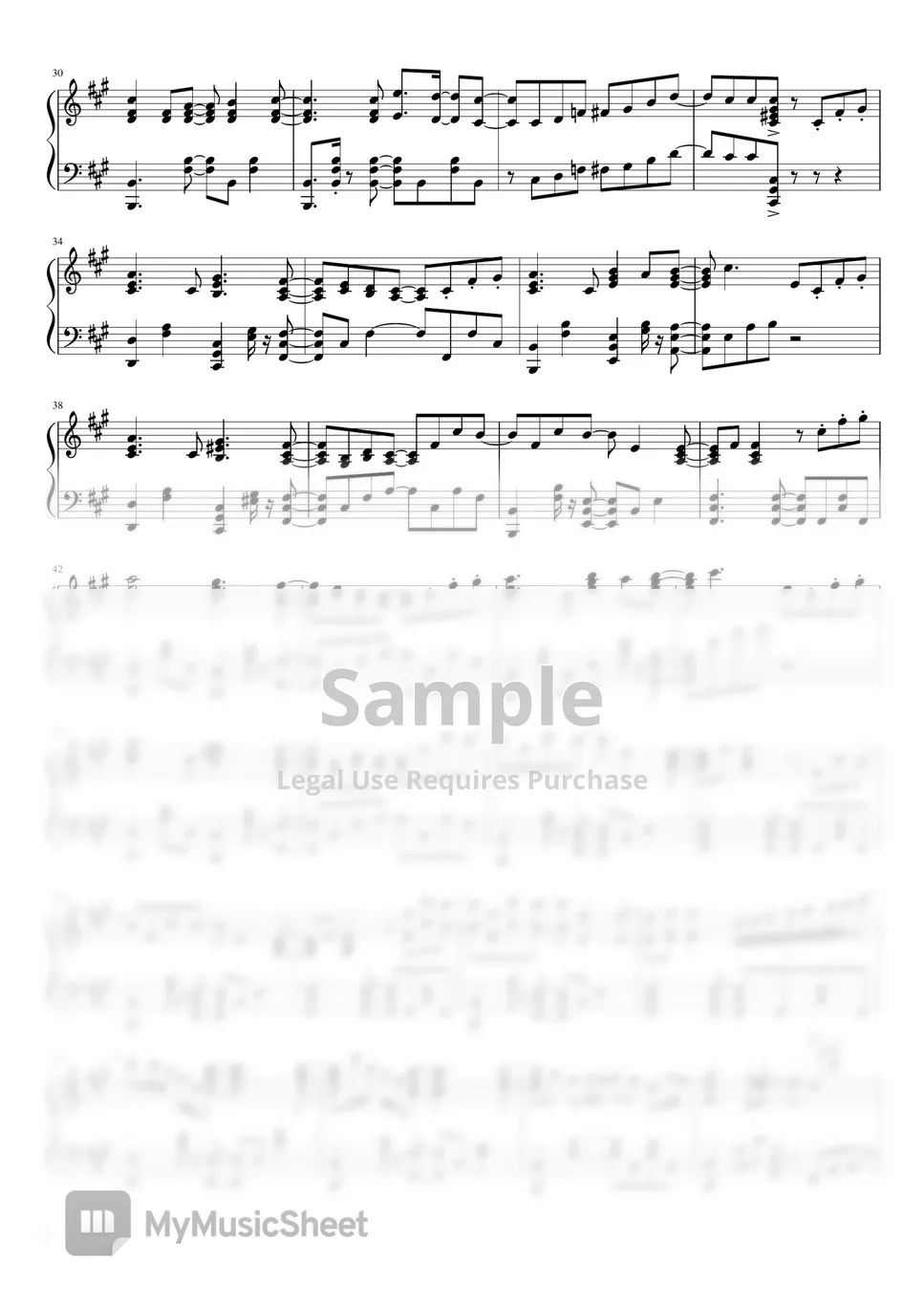 Ikimonogakari Blue Bird 악보 by 09square