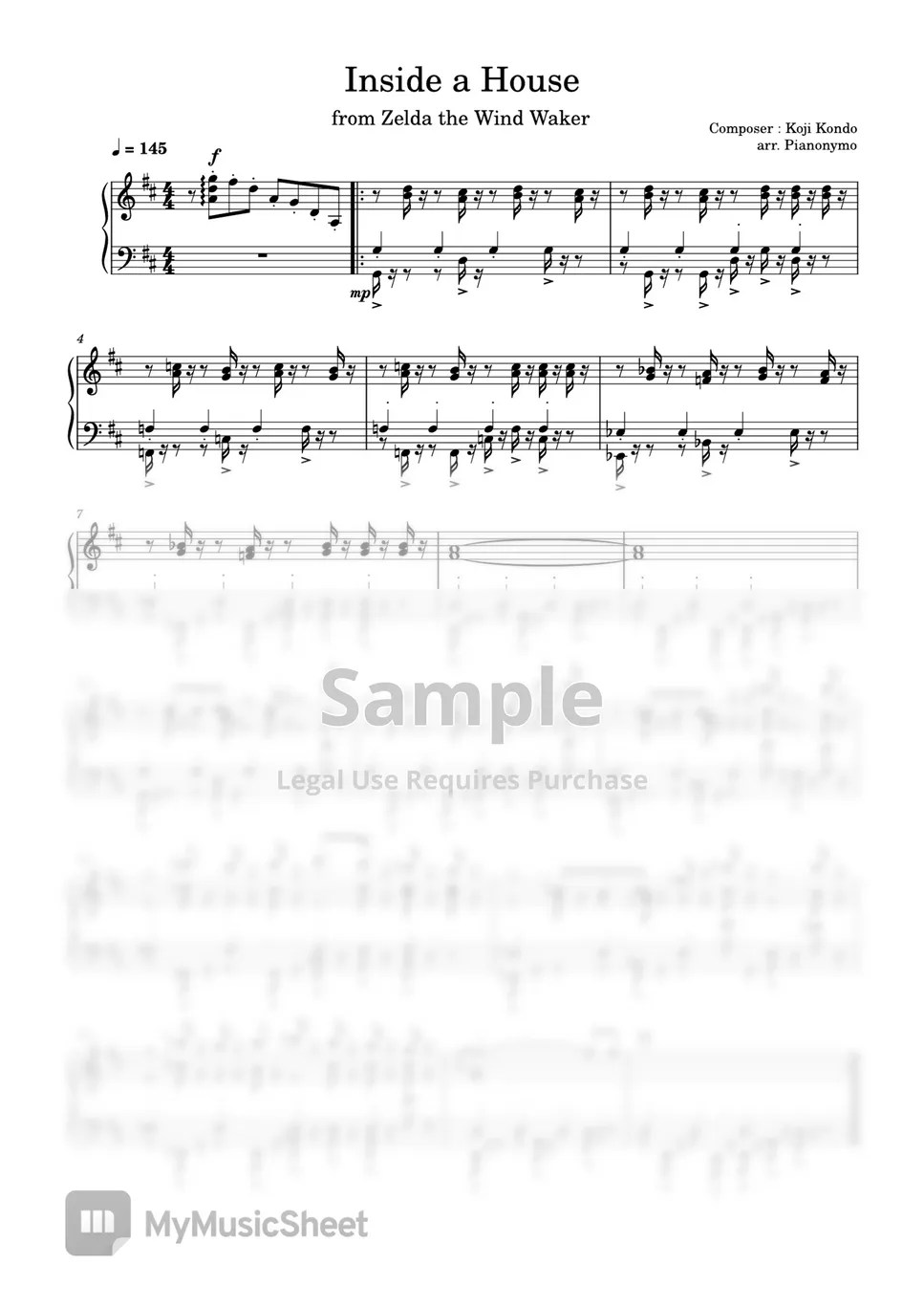 The Legend of Zelda The Wind Waker Inside a House Sheets by Pianonymo