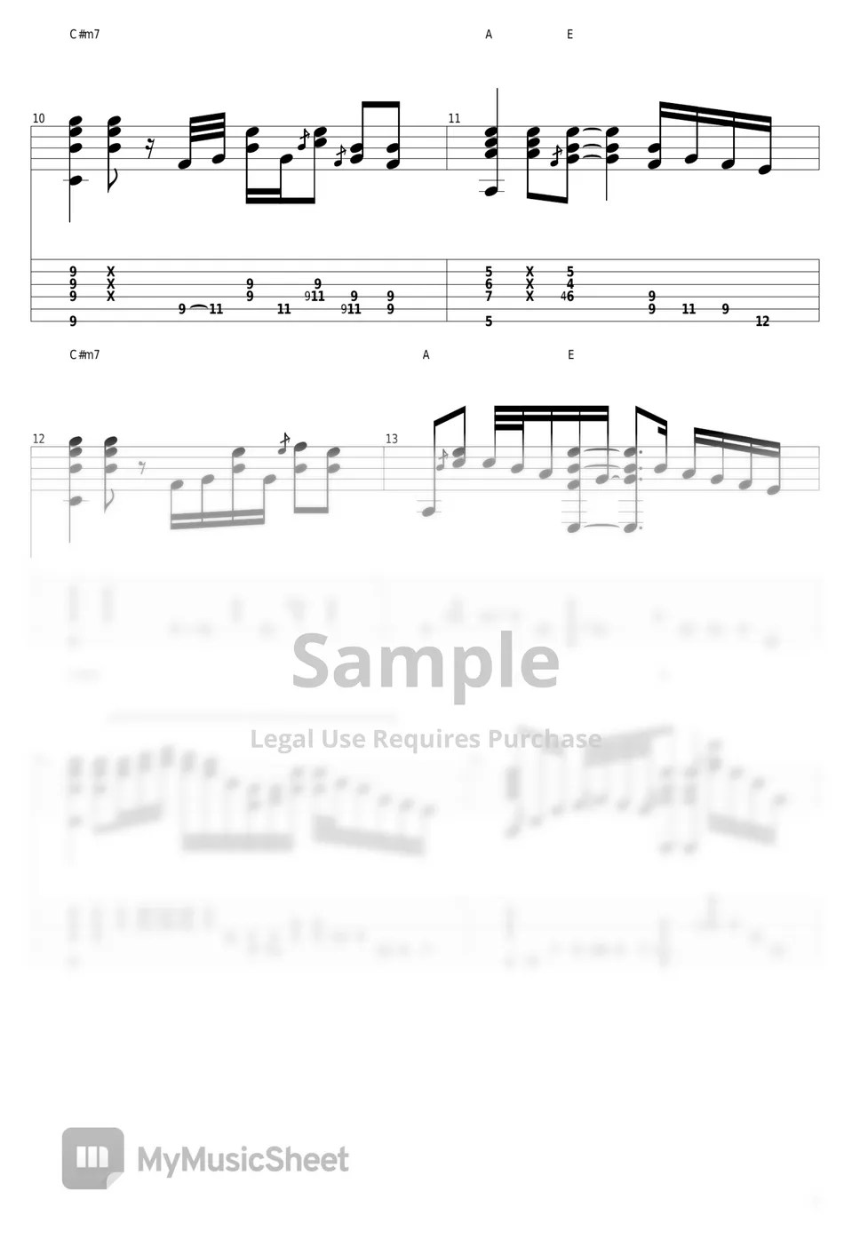 John Mayer Slow Dancing In A Burning Room Tab + 1staff by guitar