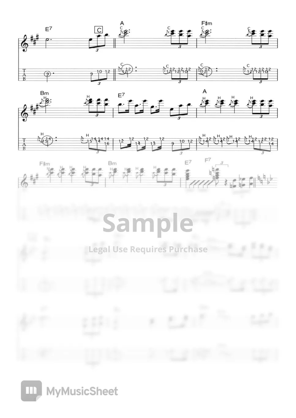 THE VENTURES KIMITO ITSUMADEMO (VENTURES SOUND ELECTRIC GUITAR