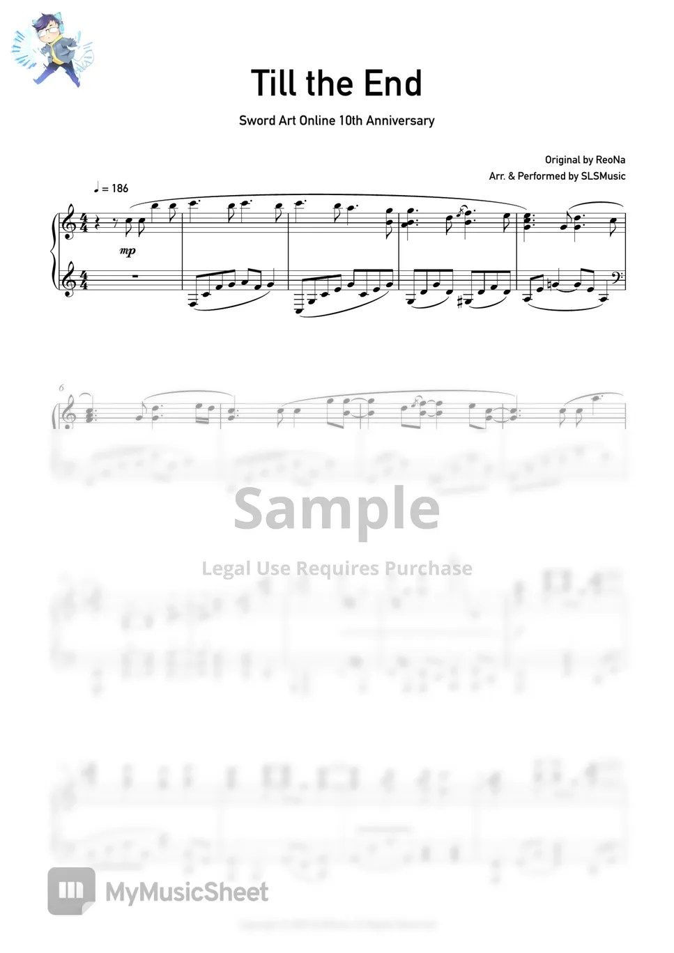 ReoNa Till the End (SAO 10 Anniversary) Sheets by SLSMusic