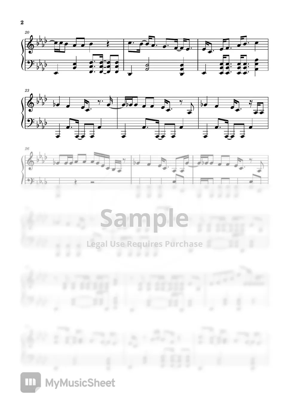 BTS Butter (Solo Piano) Sheets by SOI Piano Cover