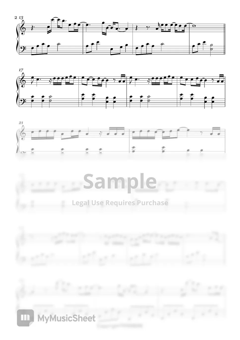 Billie Eilish Your Power (Easy Version) 악보 by MINIBINI