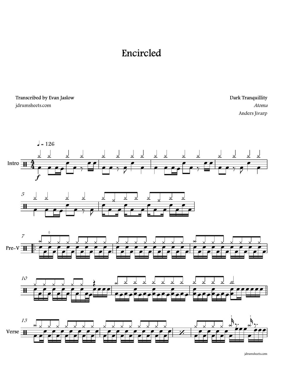 Dark Tranquillity Encircled Sheets by Evan Jaslow