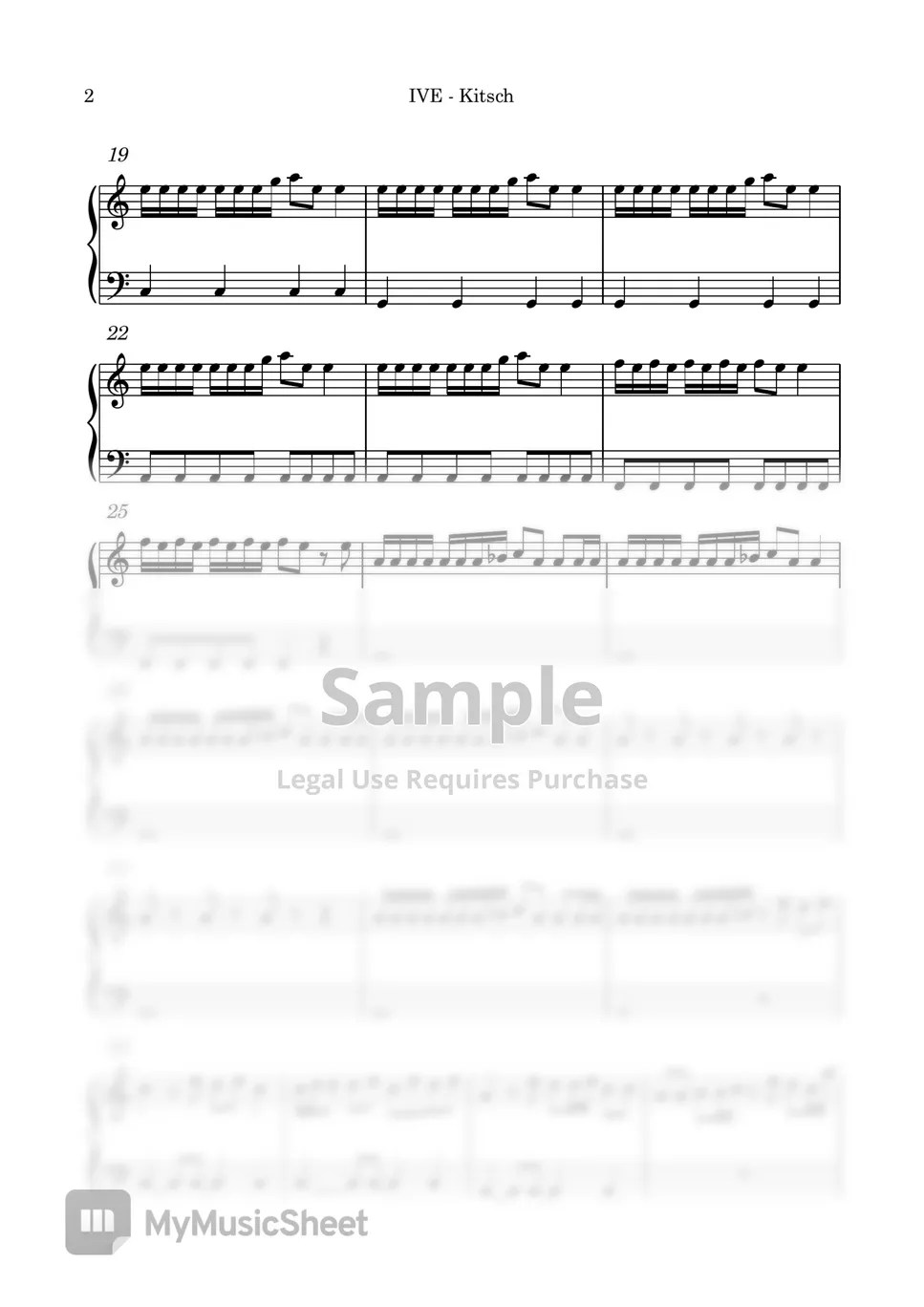 IVE Kitsch Sheets by Pianoyamyam