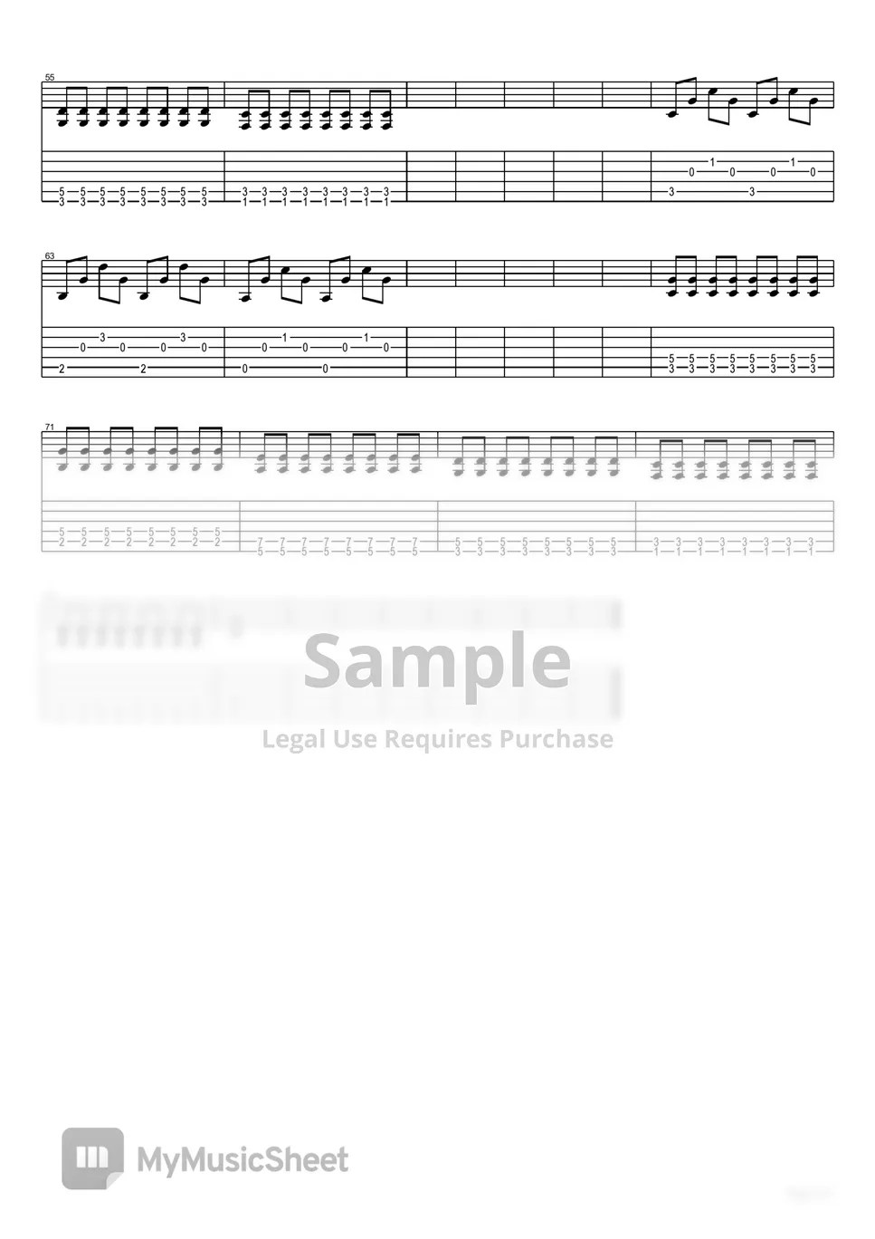 Dear Jane 遠征 Long Road guitar cover Tab + 1staff by Eric Lo