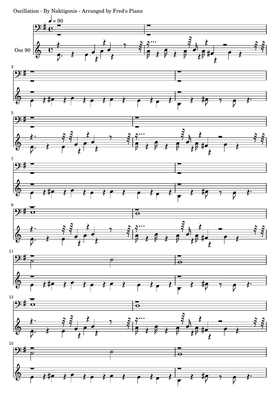 Naktigonis Oscillation Sheets by Fred's Piano