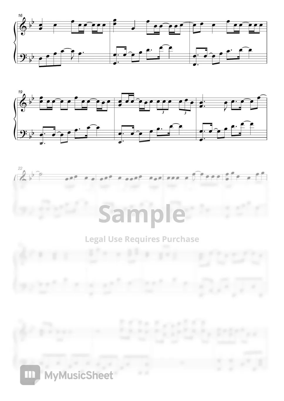 SEVENTEEN(세븐틴) 독 Fear [PIANO COVER] 악보