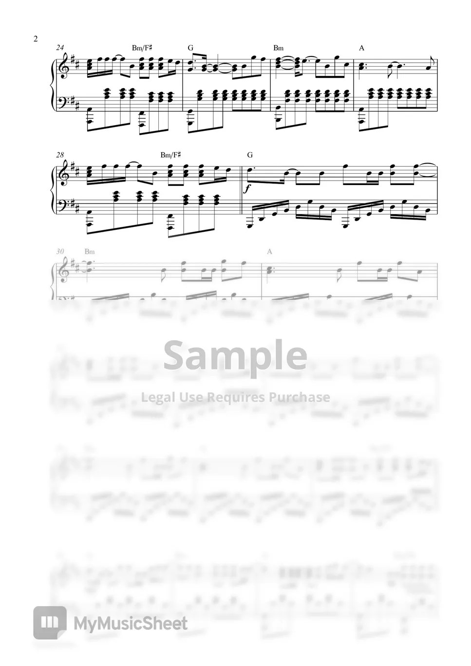 Rihanna Diamonds (Piano Sheet) Partitura by Pianella Piano
