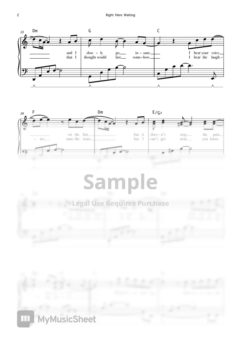 Richard Marx Right Here Waiting Sheets by Aldora Davita