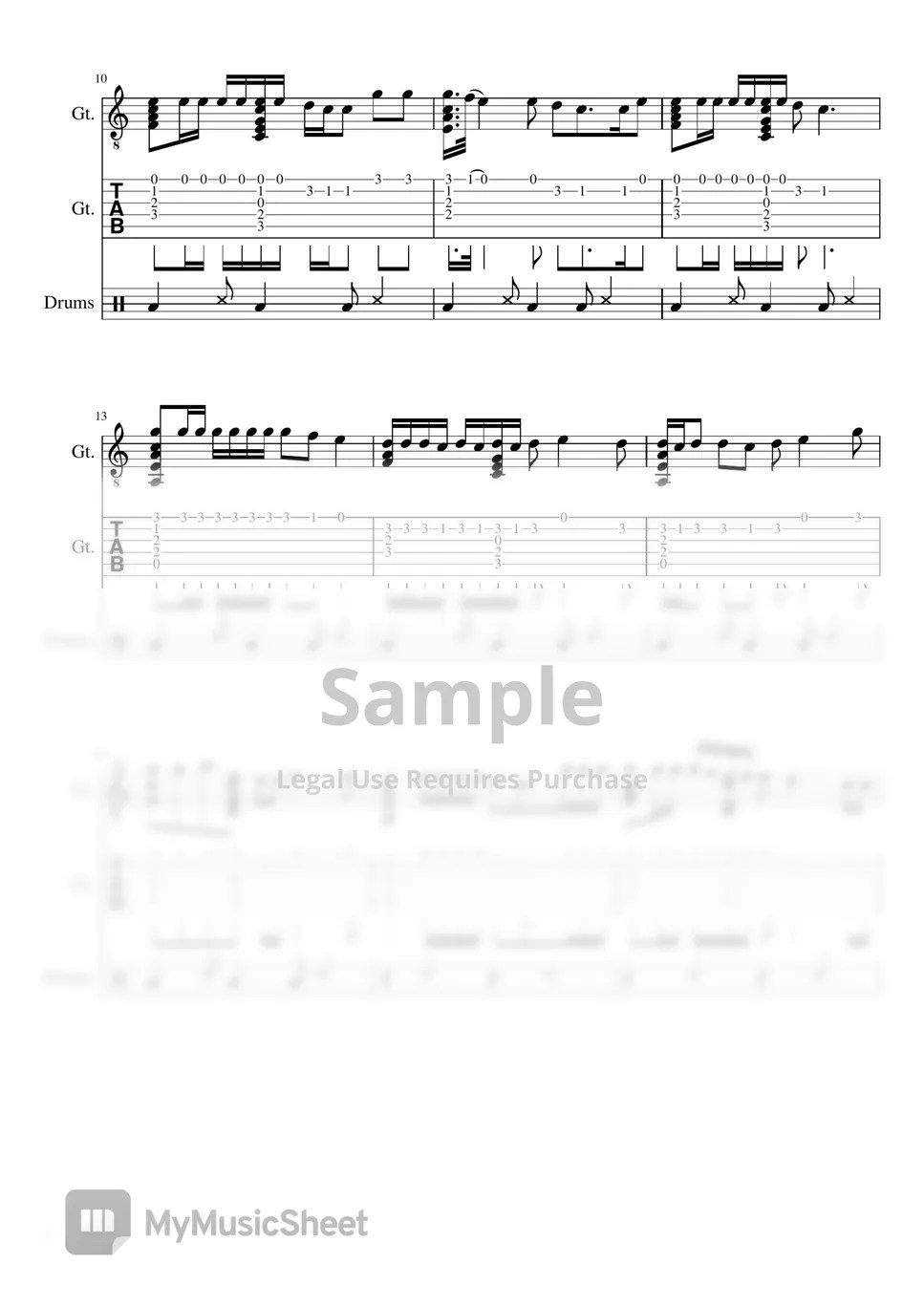 Juice WRLD Wishing Well Notenblatt by Guitar WRLD