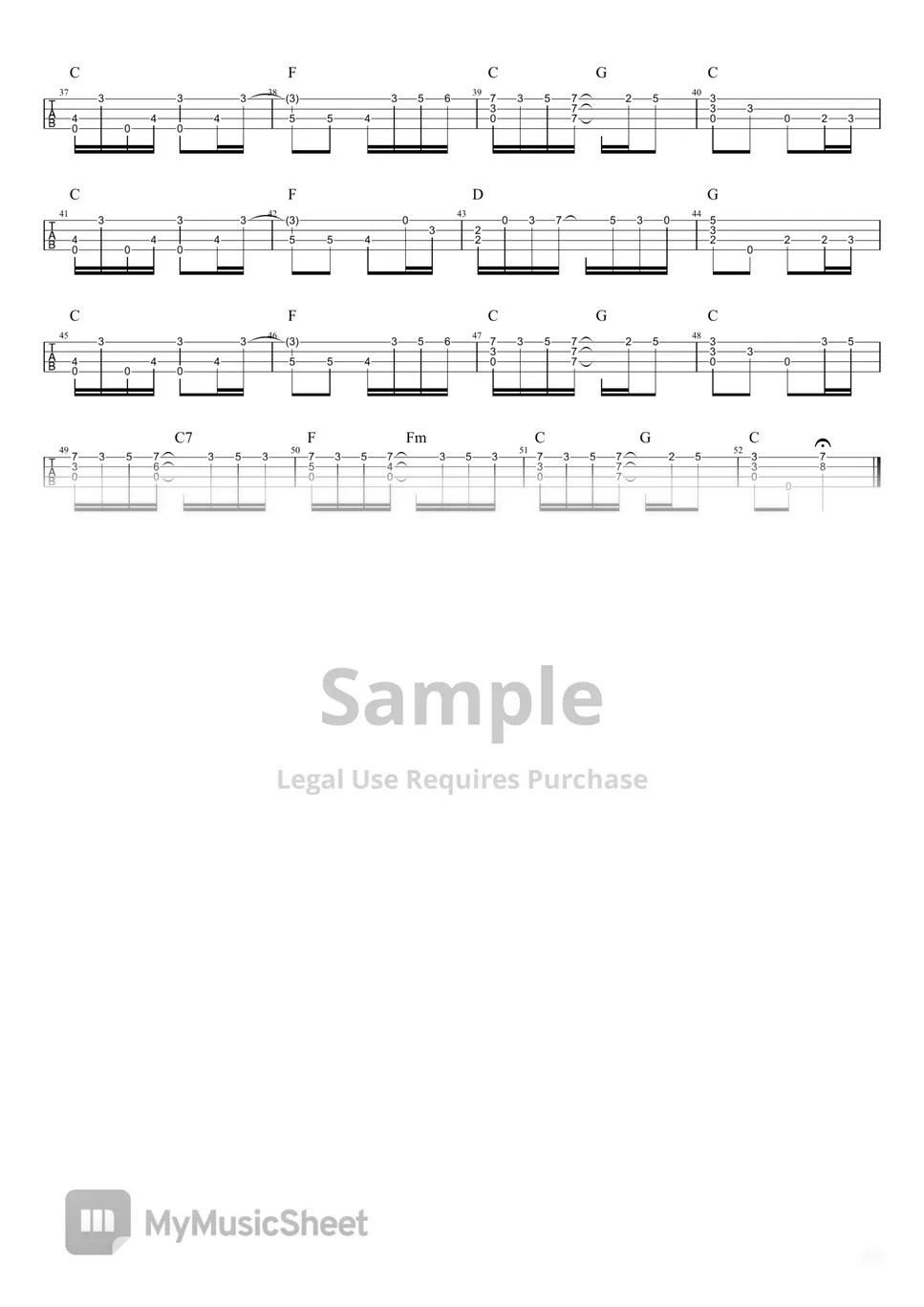 スコット・ジョプリン The Entertainer (Solo Ukulele / HighG) Sheets by 浩成