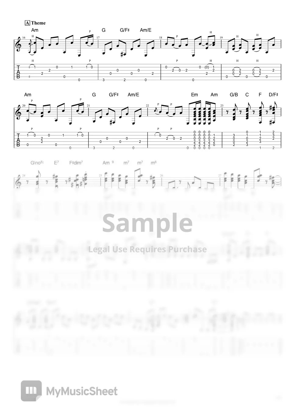 Mason Williams Classical Gas (YouTube Version) Sheets by Tommy Emmanuel