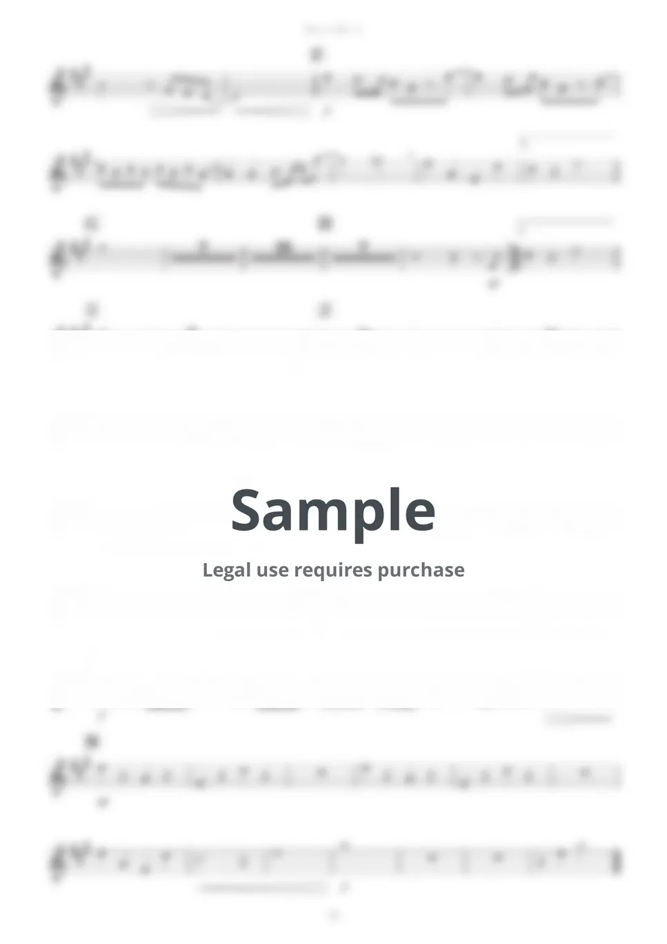 Hiroshi Kitadani 【ONE PIECE】We go! (E♭) Sheets by KanamePopstudio