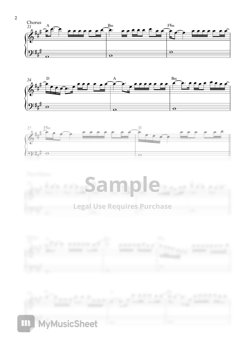 Beyonce Halo (EASY Piano Sheet) Sheets by Pianella Piano