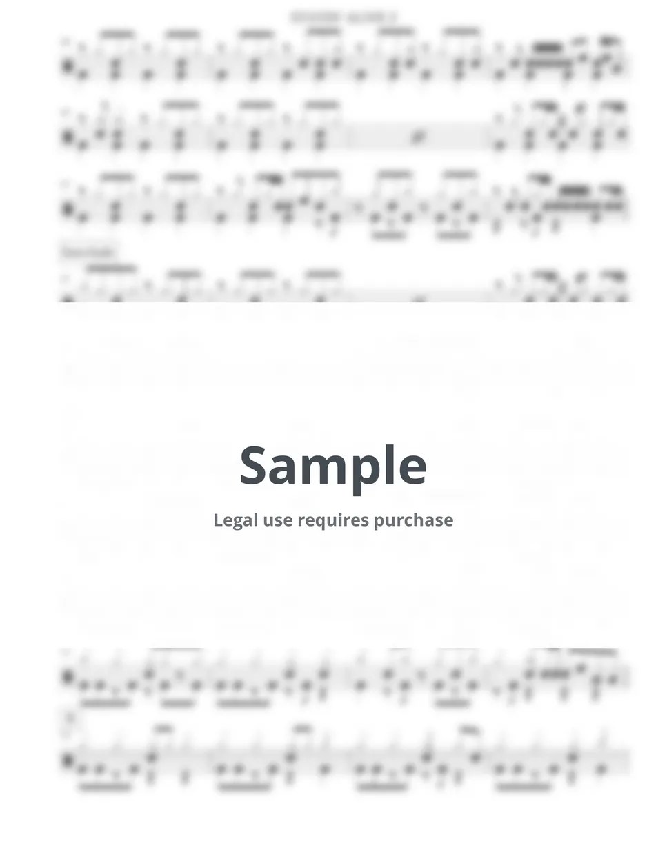 JUJU STAYIN' ALIVE Sheets by Arkadia Drums