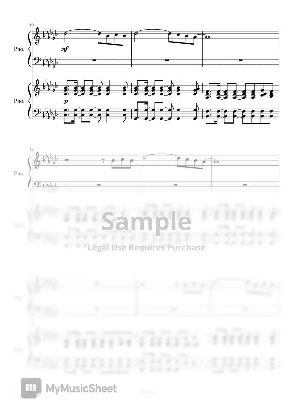 Coldplay Coldplay medley for two pianos Sheets by Chienyu