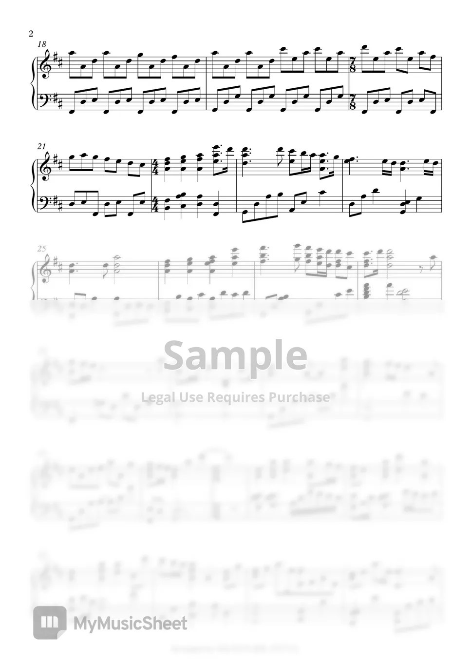 [When The Promised Flower Blooms OST] Viator (Rionos) 악보 by Ha EunJee