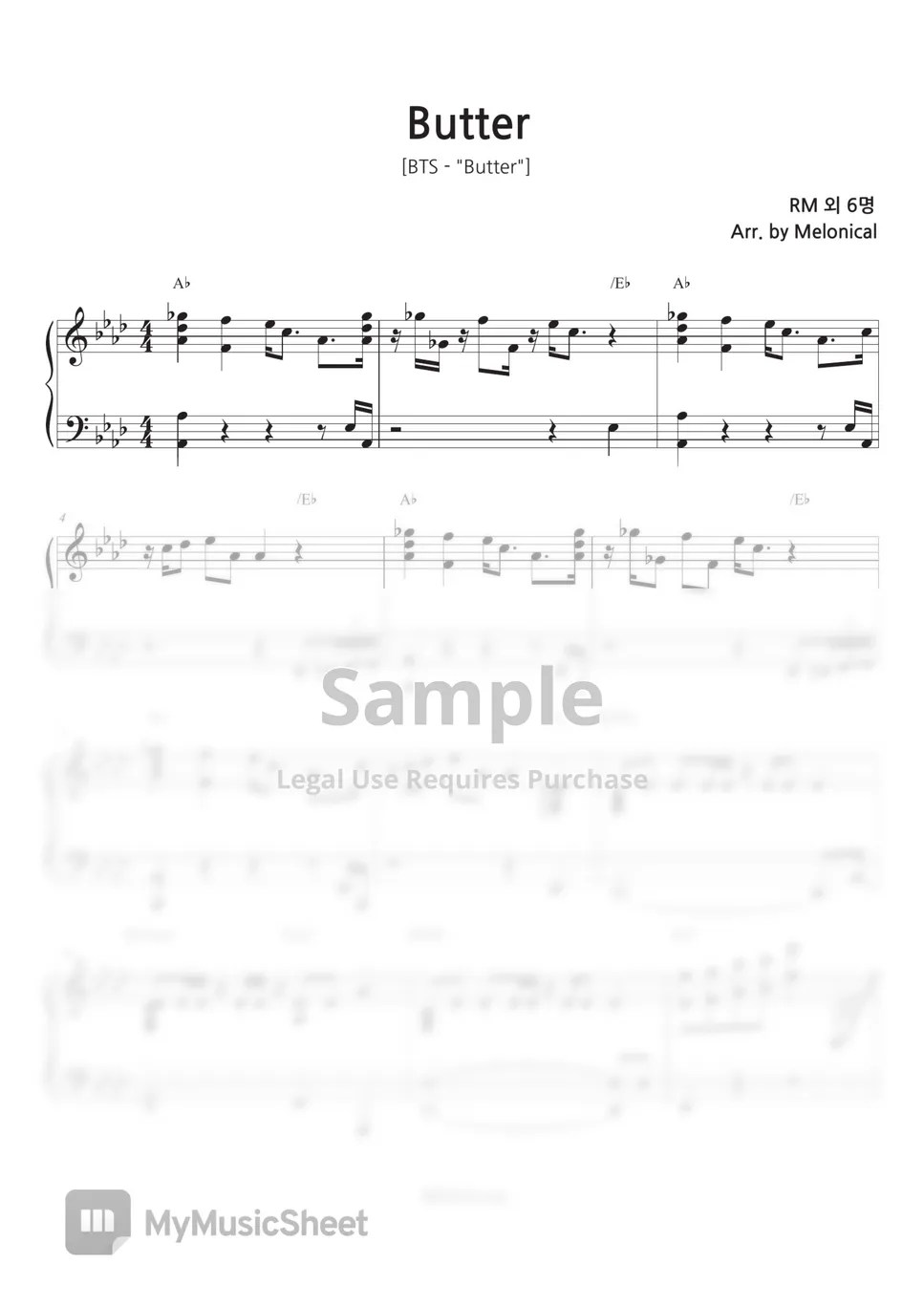 BTS Butter Sheets by Melonical