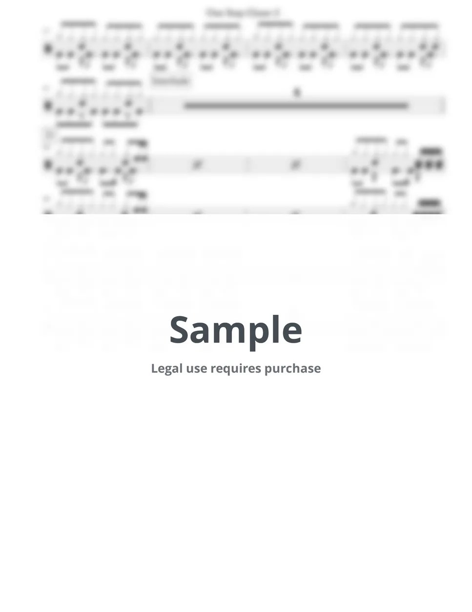 LINKIN PARK One Step Closer Sheets by Arkadia Drums