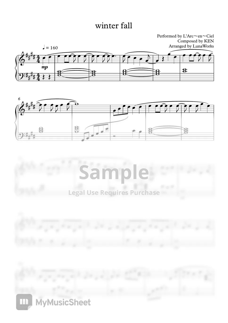 L’Arc～en～Ciel winter fall Sheets by LuuunaWorks