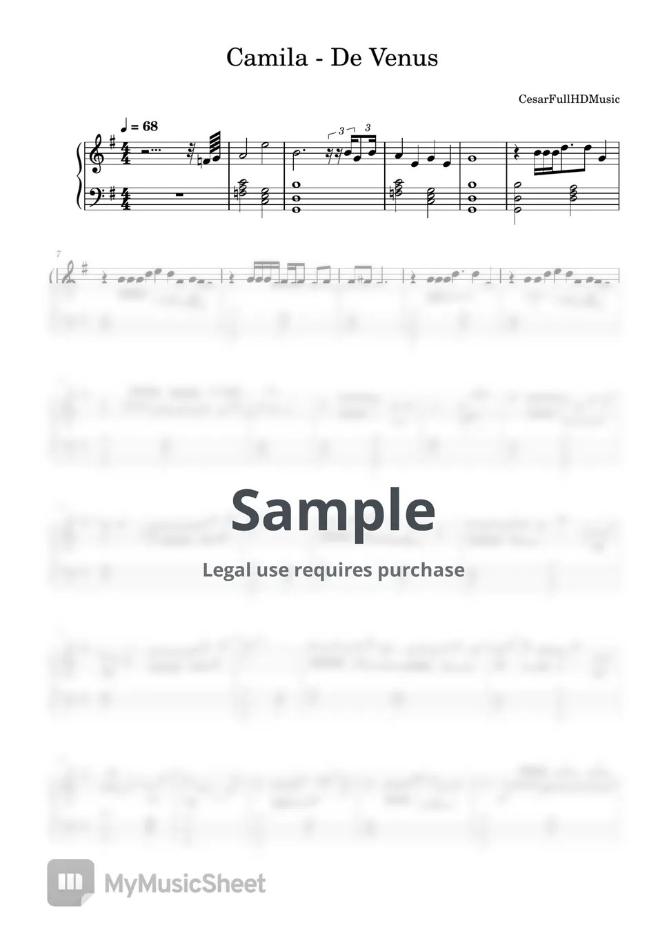 Camila De Venus Sheets