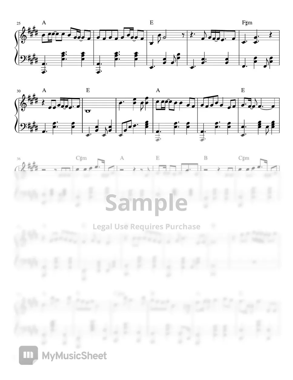 Ben&Ben Ride Home (piano sheet music) Sheets by Mel's Music Corner