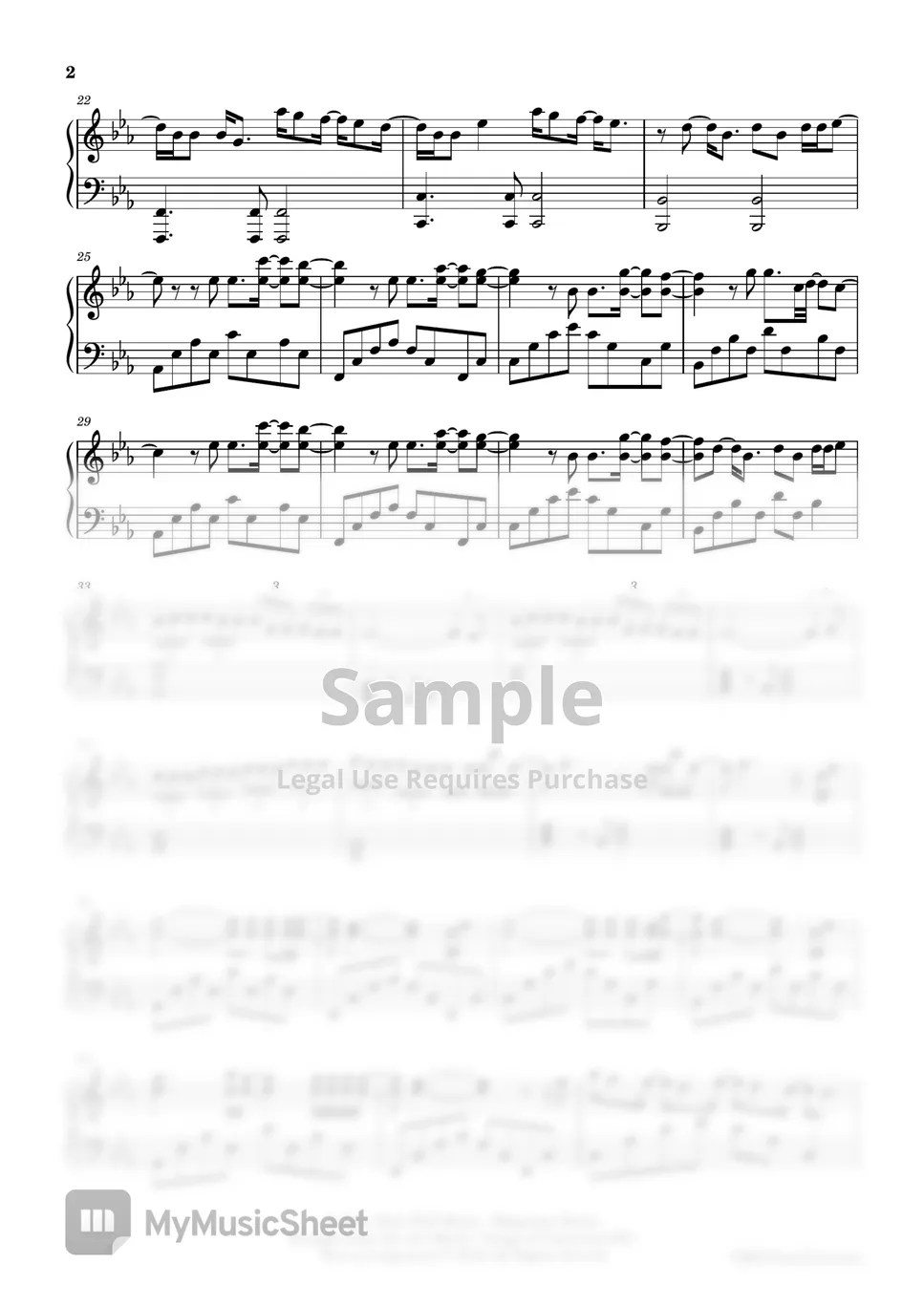 Eric Nam 에릭남 I Don't Know You Anymore Sheets by TMH PianoTutorial