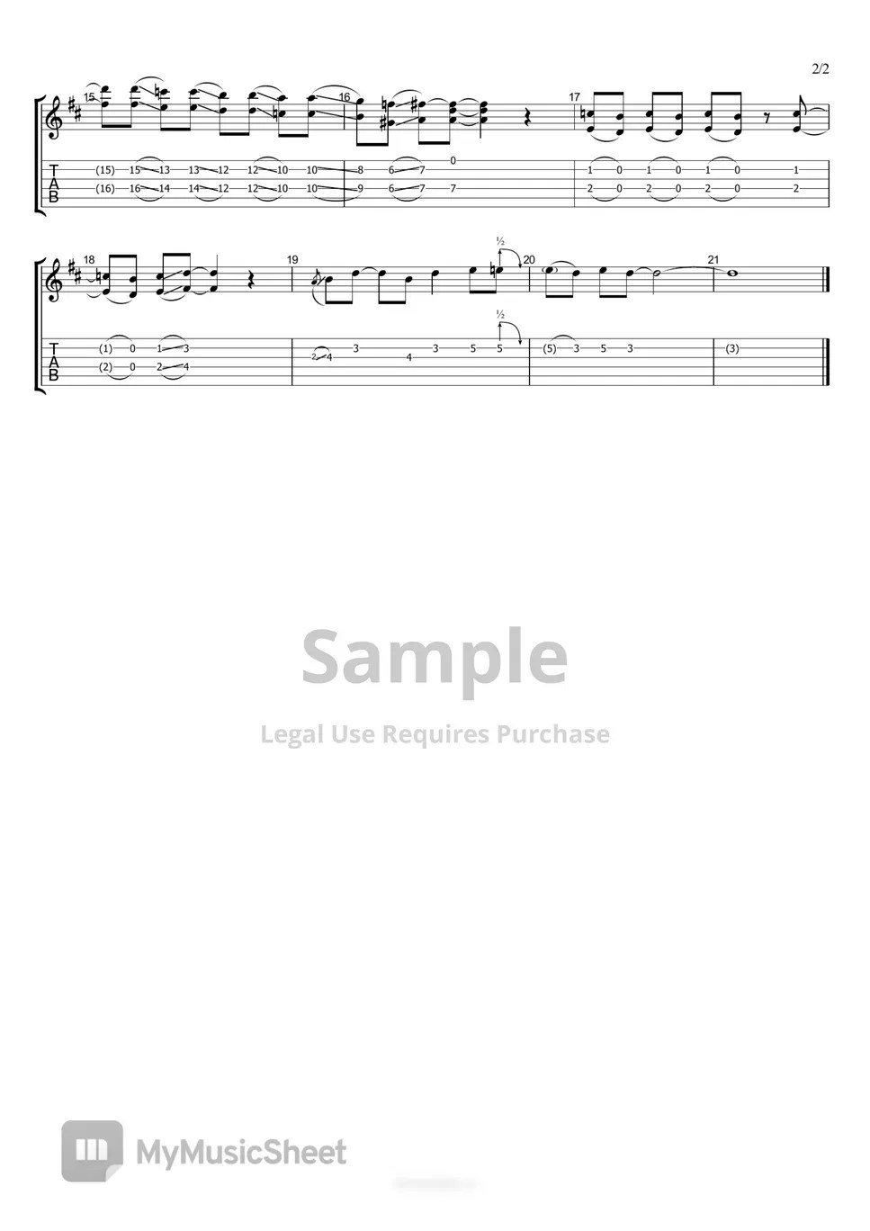 The Doobie Brothers Black Water SOLO Sheets by Shutup & Play Guitar