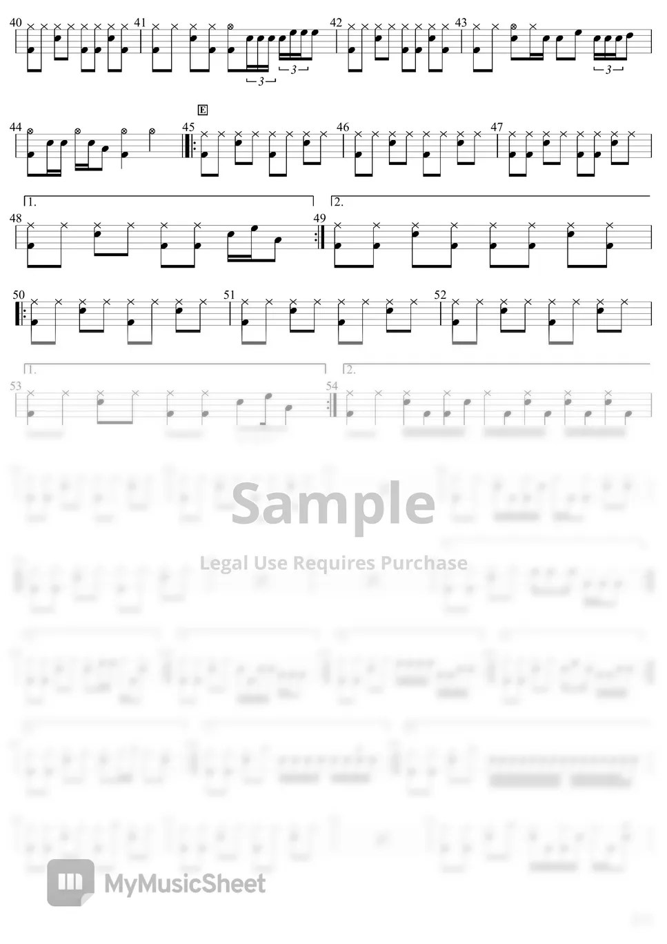 The Beatles Hey Jude (Drum score) Helaian by Drumscore_