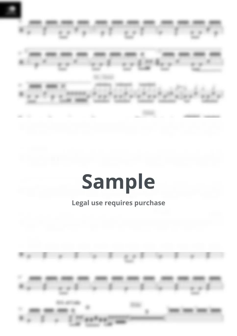 Foo Fighters Everlong Sheets by Drum Sheet MX