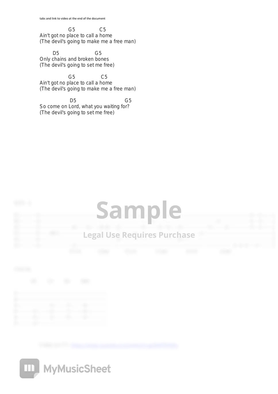 Kaleo Broken Bones Fingerstyle Riff, Tabs, Chords, Video, 41 OFF