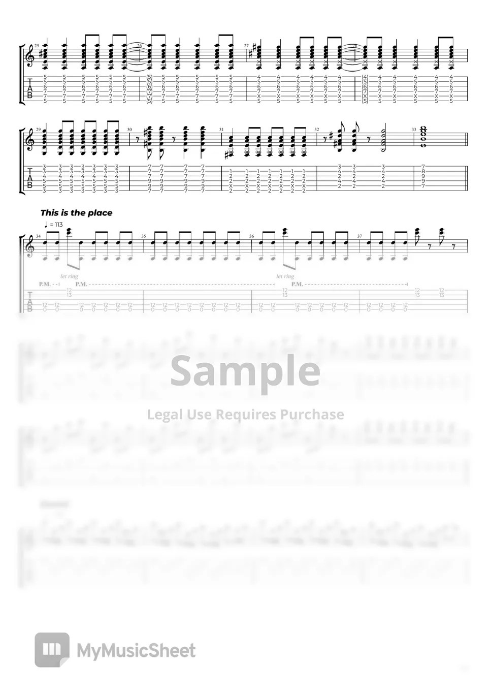 Red Hot Chili Peppers Every Main Riff On 'By The Way' Album Sheets by