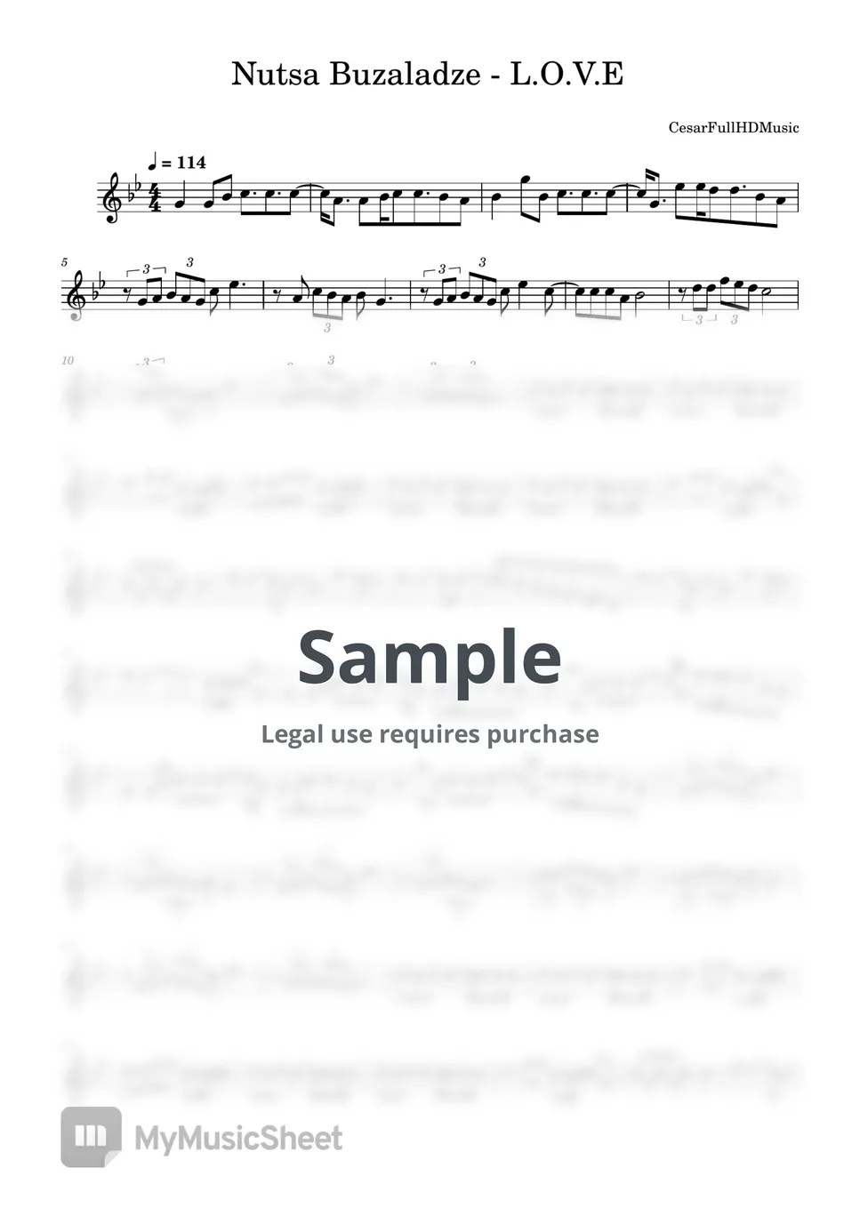 Nutsa Buzaladze L.O.V.E Sheets