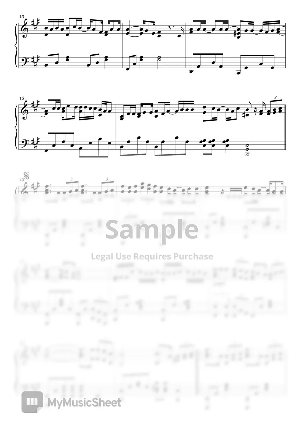 피아노로 들으면 더 좋은 JPOP 피아노 모음 BEST 15 (JPOP PIANO COLLECTION) Sheets by