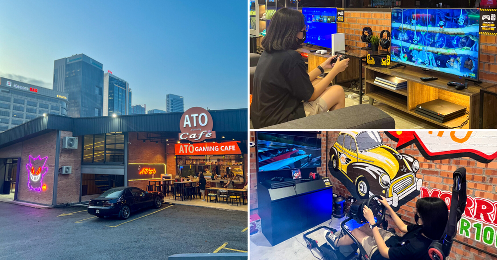 LARGEST Gaming Warehouse Cafe In KL Where You Can Dine & Play PS5