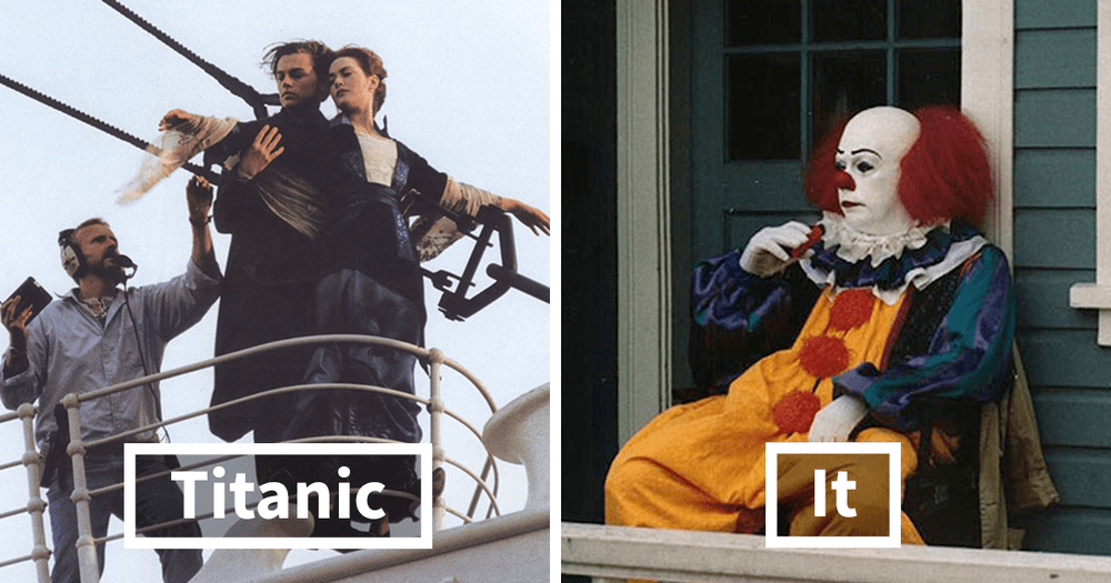 24 Photos Showing What Happened Behind The Scenes Of Famous Movies